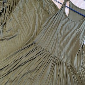 Olive maxi dress